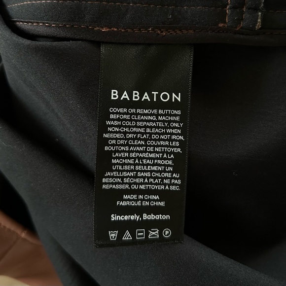 NEW Aritzia Babaton Pelli Relaxed Shirt‎ Jacket Cognac Brown 2XS - Picture 5 of 6